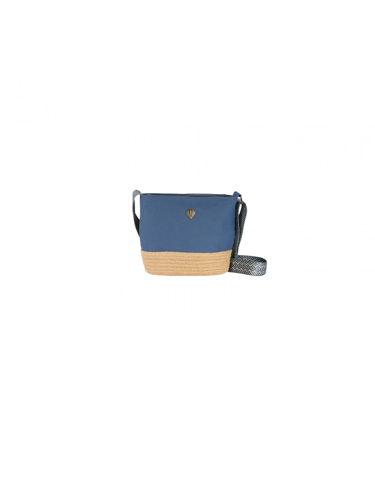 Sac Le Voyage en panier style denim l 2 vue couleur bleue l Tilleulmenthe mode boutique de vêtements femme en ligne