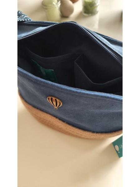 Sac pour femme couleur bleue l 3 vue intérieur l Tilleulmenthe mode boutique de vêtements femme en ligne