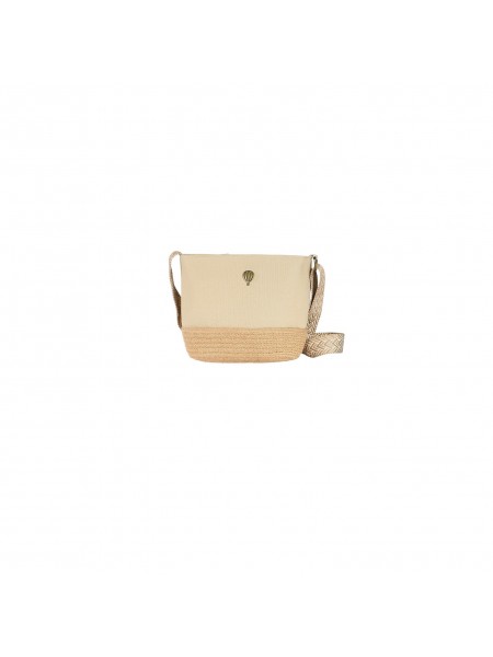 Sac bandoulière réglable femme couleur beige l 5 vue rapproc hée l Tilleulmenthe mode boutique de vêtements femme en ligne