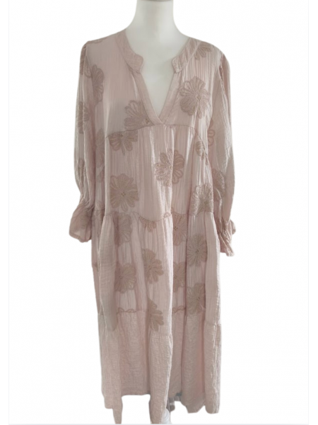 Robe longue rose grande taille l 4 vue couleur rose l Tilleulmenthe mode boutique de vêtements femme en ligne