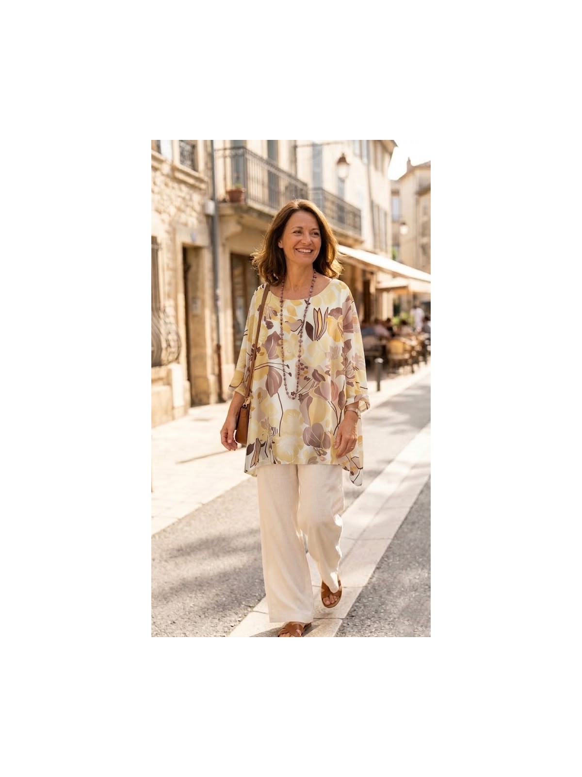 Blouse femme jaune grande taille  l 3 vue couleur jaune l Tilleulmenthe mode boutique de vêtements femme en ligne