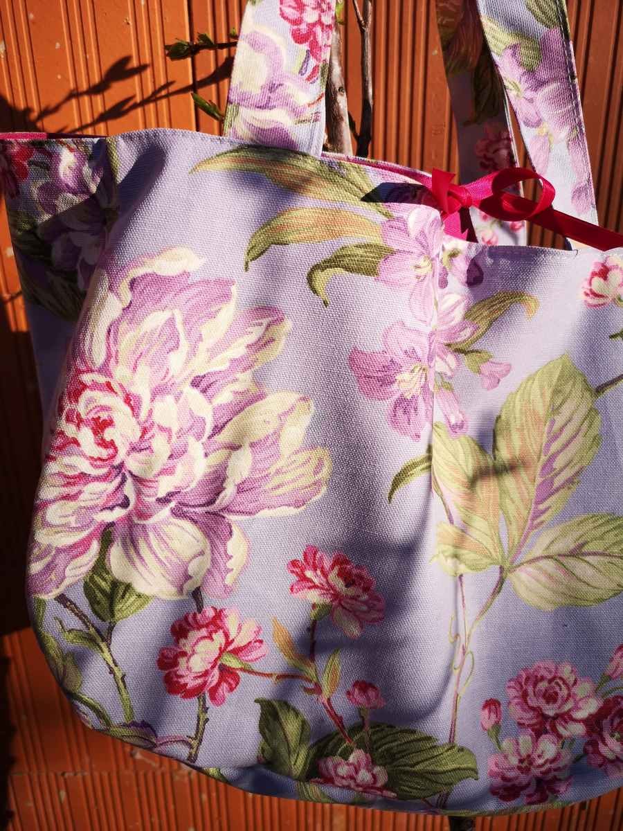 Sac Cardinale avec imprimé fleuri coloré | 2 vue motif| Tilleulmenthe boutique de mode femme en ligne